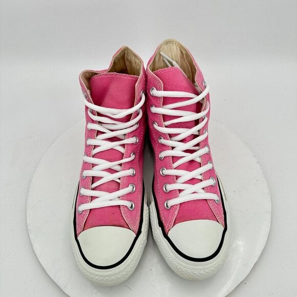 Converse All Star Chuck Taylor Men 8 Women 10 M9006 Pink Canvas Hi Top Shoes - Picture 3 of 11